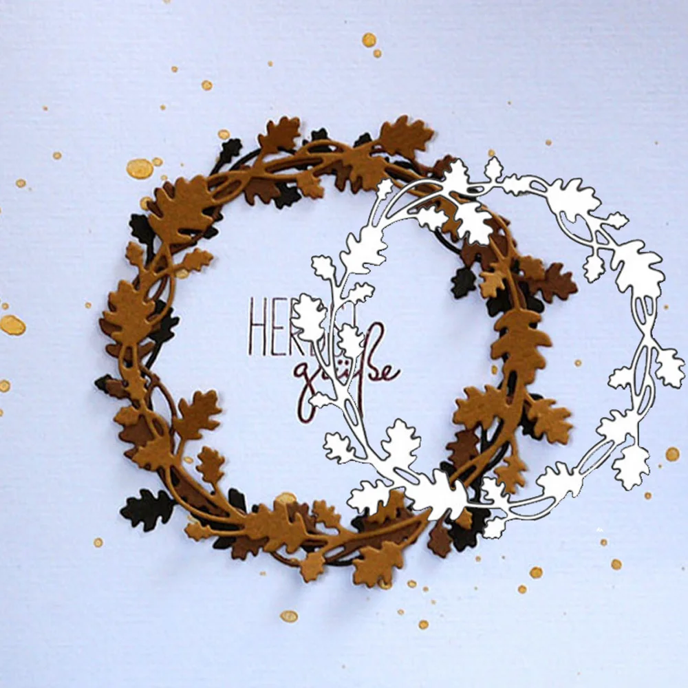 Пресс-формы из металла в виде венка для скрапбукинга | Дом и сад