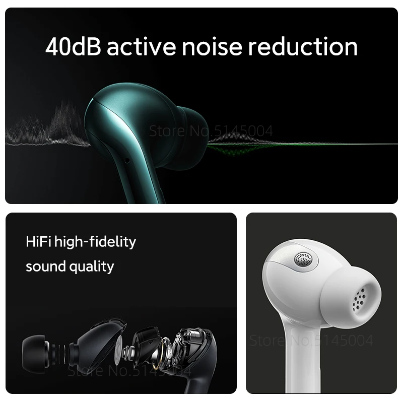 TWS-наушники Xiaomi Buds 3 Pro Bluetooth 5 2 ANC HiFi микрофона IP55 для 12 PRO | Электроника