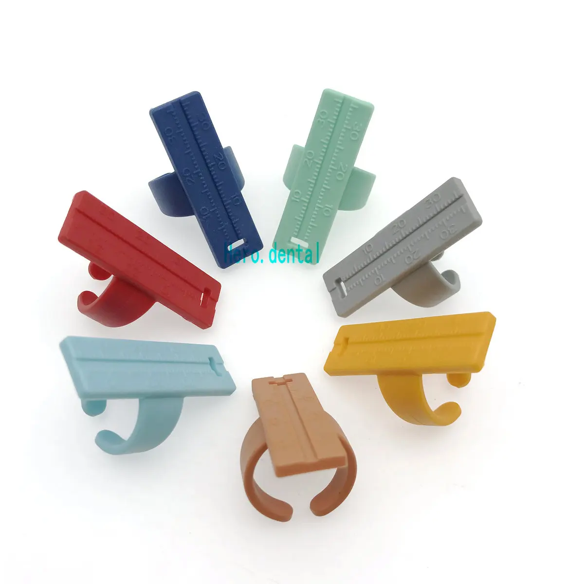 1Pc Dental Root Canal Needle Finger Ruler Endo Measure Scale Endodontic Instrument endo box | Красота и здоровье