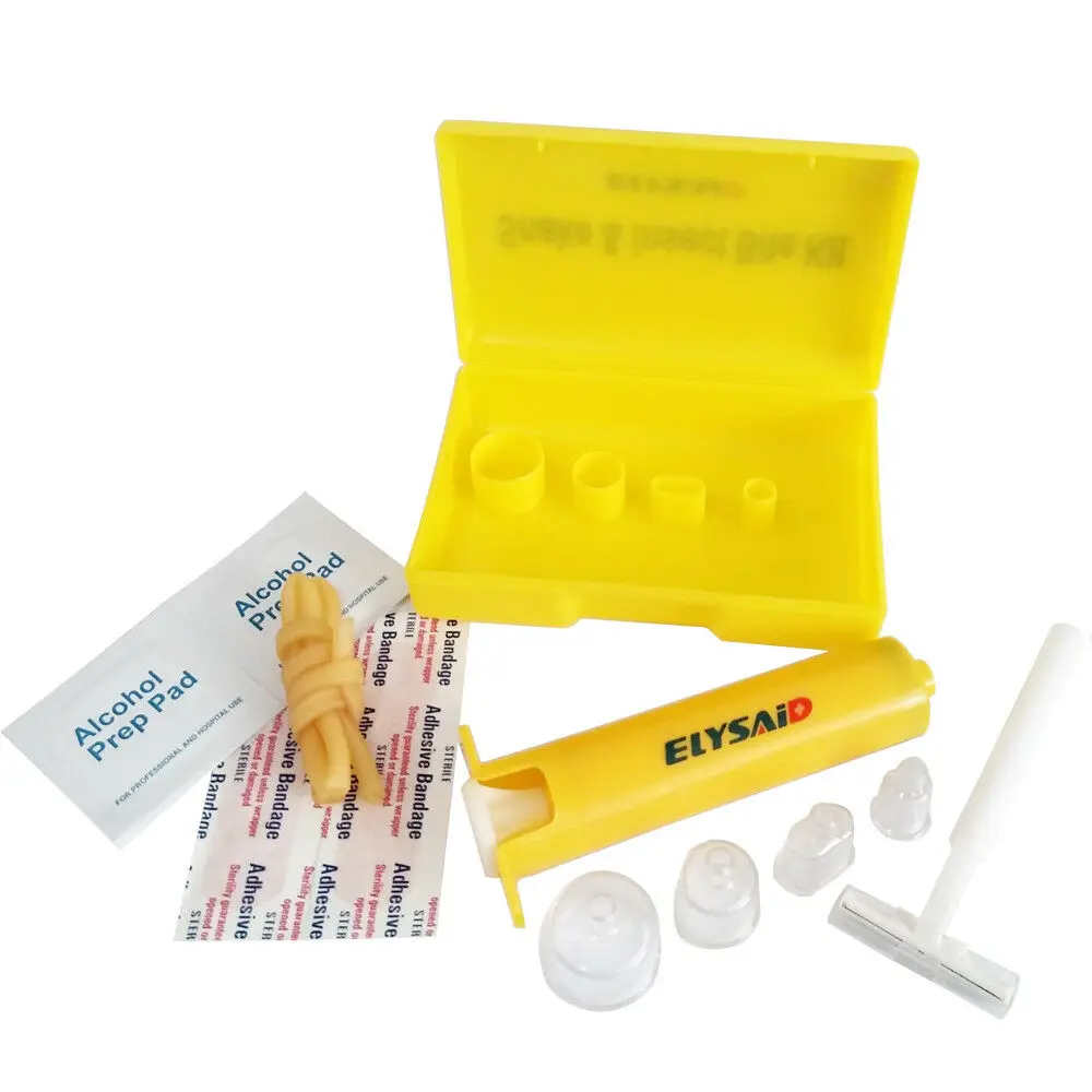 Набор с насосом для удаления укусов и насекомых змей 4 чашки | Спорт развлечения