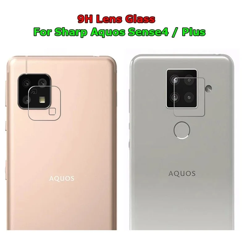 

For Sharp Aquos Sense4 Sense 4 Plus Lite basic 5G Clear Rear Back Camera Lens 9H Tempered Glass Protector Protective Film Guard