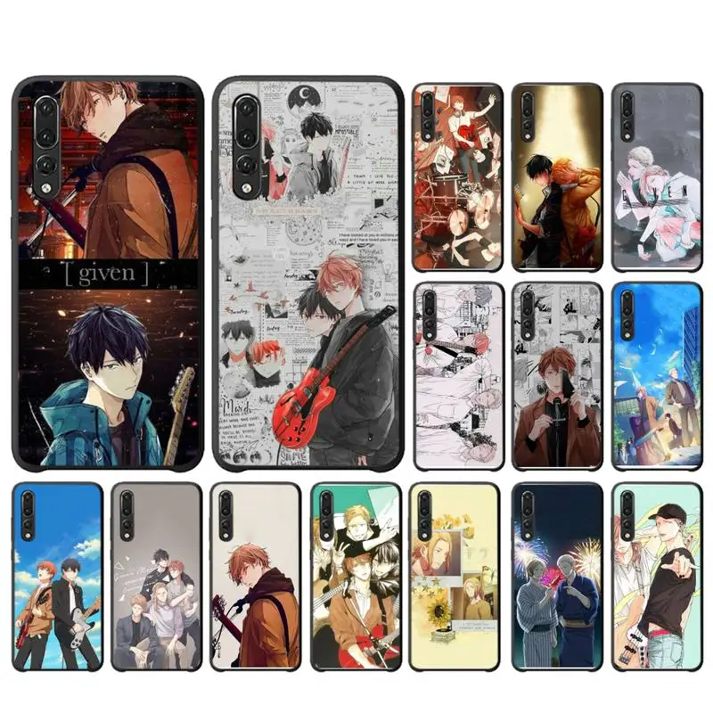 

TOPLBPCS Given Yaoi Anime Phone Case For Huawei Y6 2018 Y7prime2019 funda case for Y9 2019 Capa
