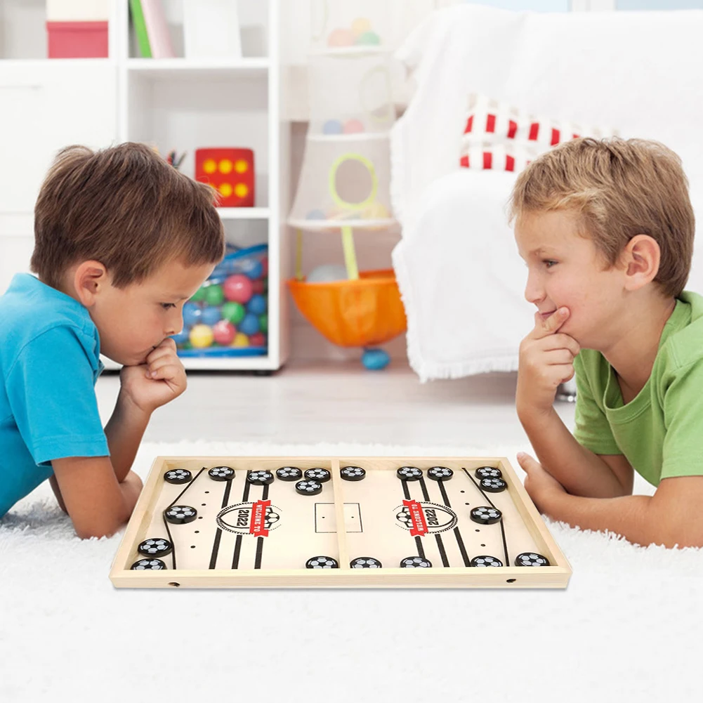 Деревянная настольная игра победитель хоккея быстрый строп шахматная