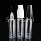 Флакон с игольчатым наконечником для Ego, жидкости для электронных сигарет, масла, прозрачный пластиковый ПЭТ, флакон с маленькой иглой, 10 мл, 15 мл, 10 шт.