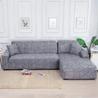 Чехол для дивана стрейчевый, 1234 сидений, L-образный, с принтом для гостиной