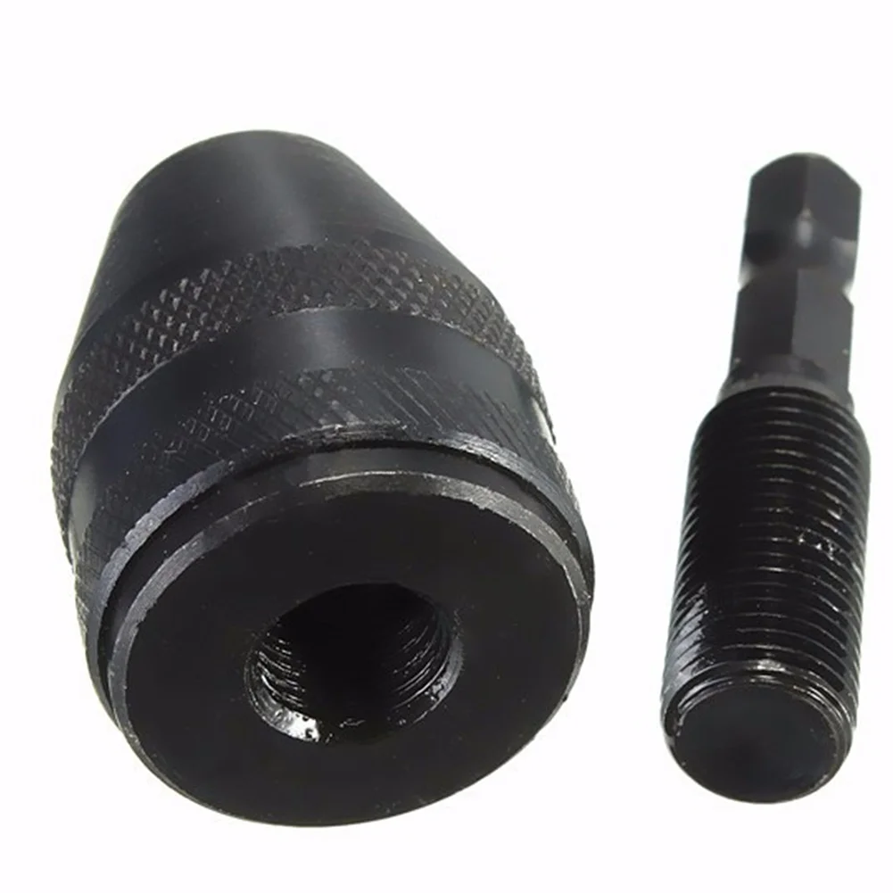 

0.6-8 mm 0.3-65 mm Hex Shank Drill Chuck Keyless Adapter Impact Accessories Clamping Range Driver Tool Electric Grinder
