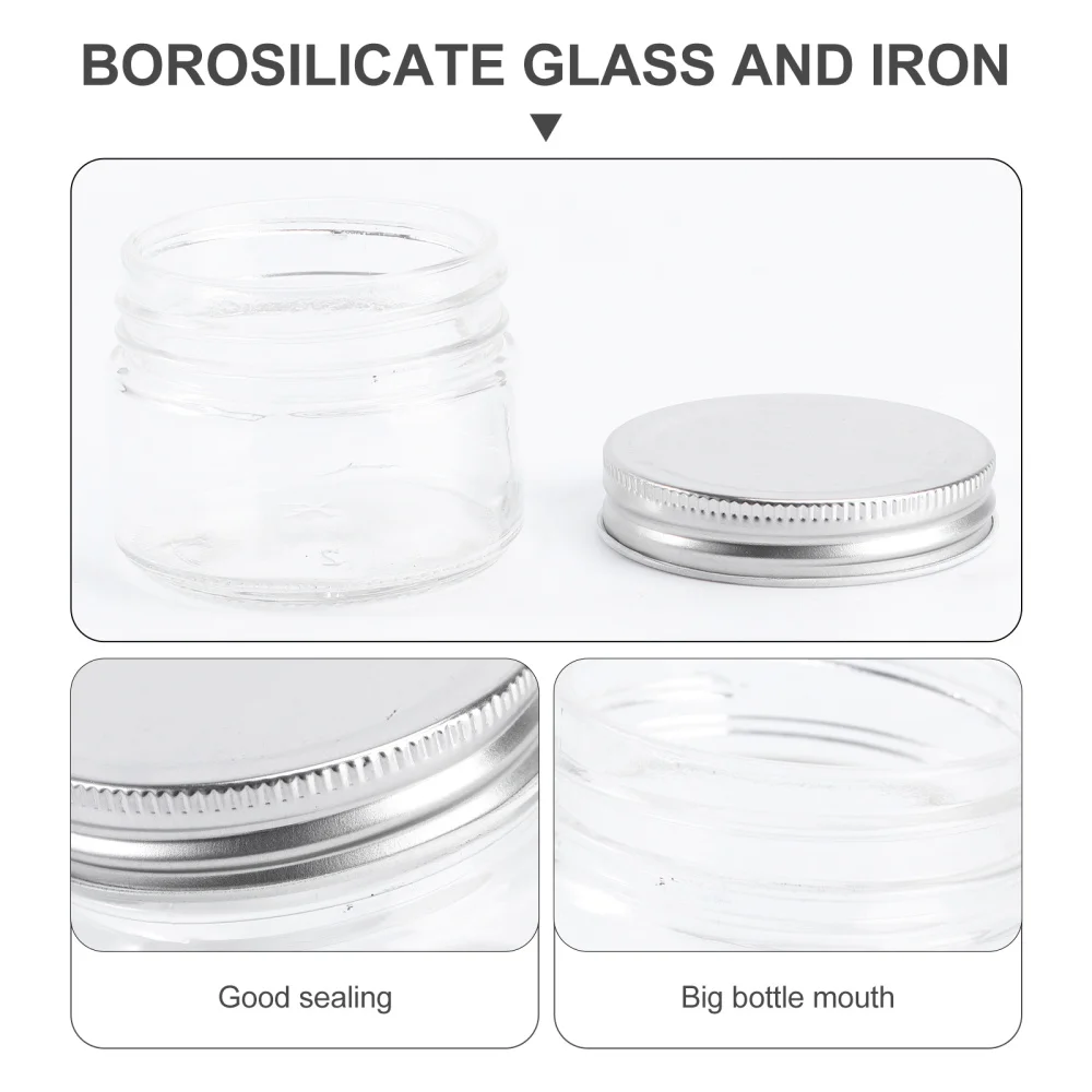 

6Pcs Household Honey Jars Food Storage Canisters Salad Seal Caddy with Lid