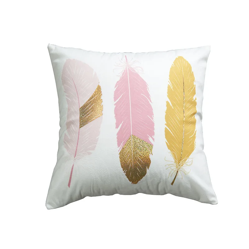 INS/модный свитер Фламинго шаблон горячий stampingSofa наволочка невидимая застежка