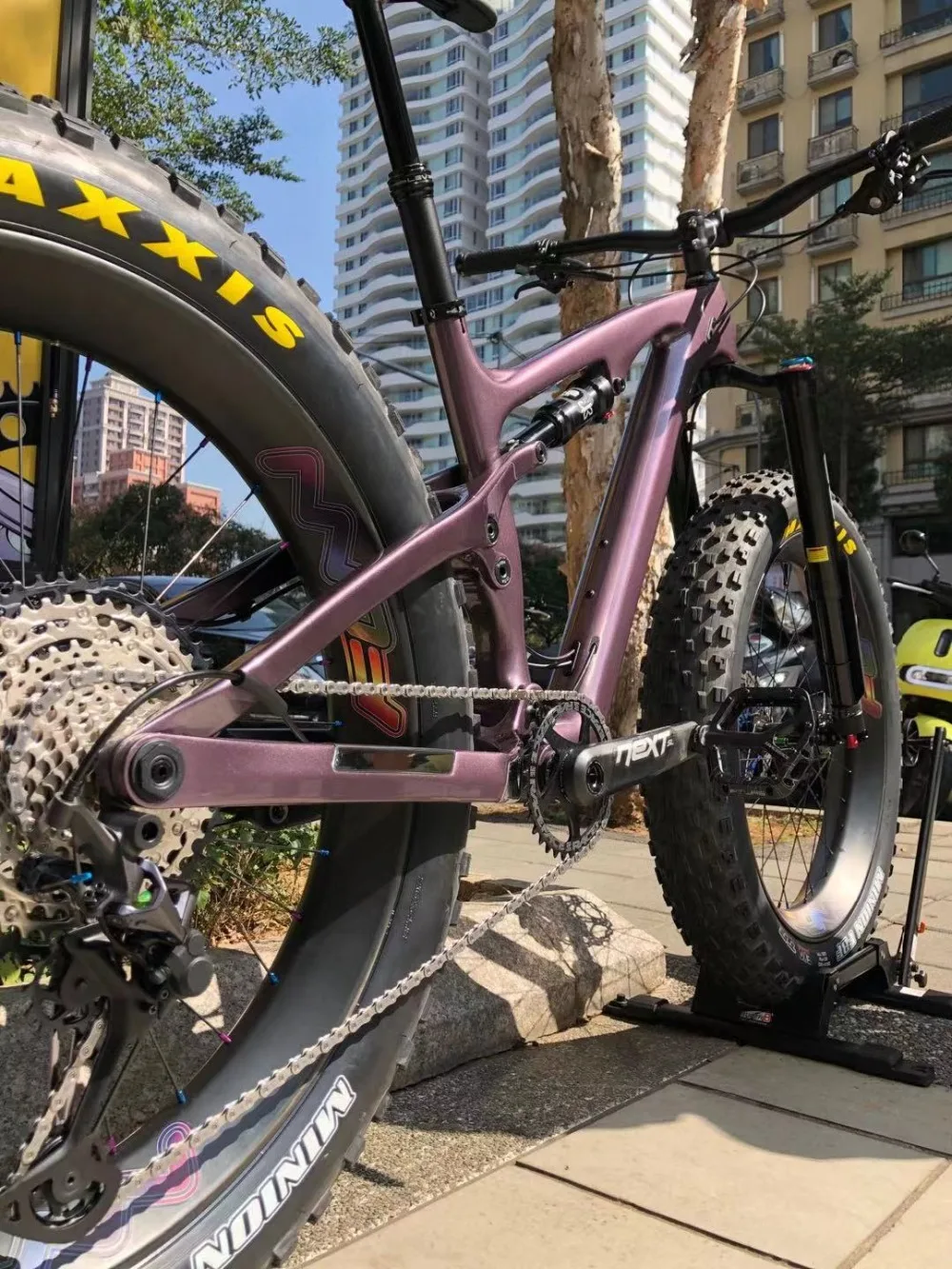 26ER полностью подвесная карбоновая рама для велосипеда, новые рамы для fatbike 200x51, задний амортизатор, 120 мм, для путешествий, размер SN04, 16, 18, 20 дюймов
