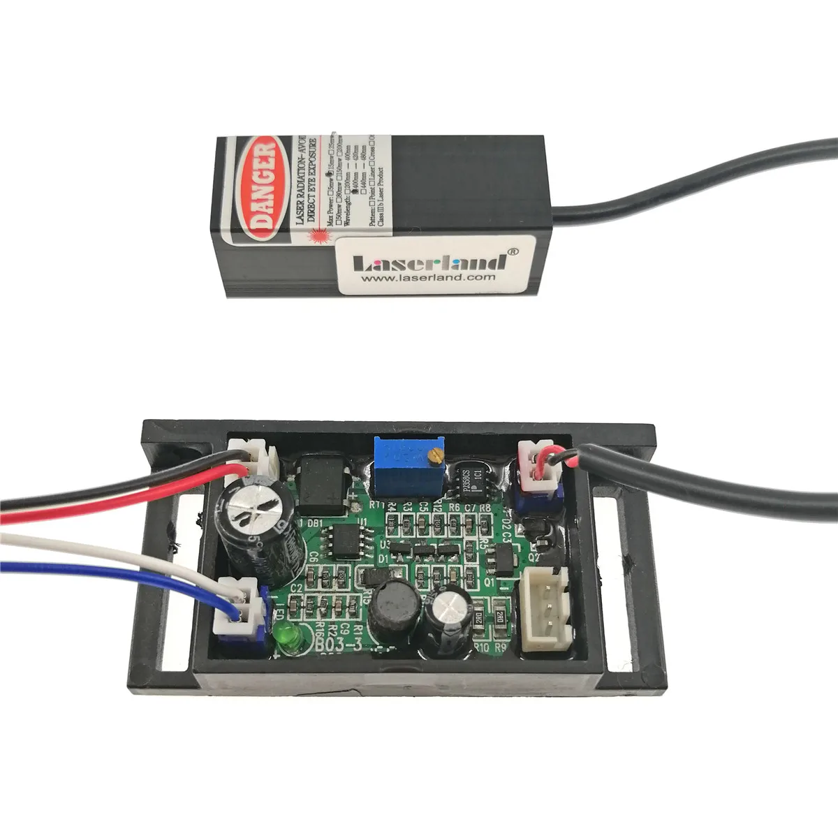 Сценическое освещение Показать 10 мВт синий/фиолетовый 405нм лазерный диодный
