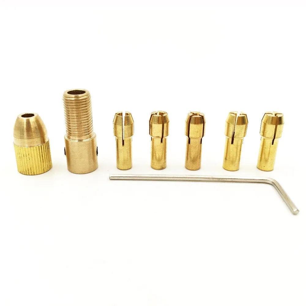 Мини сверлильный патрон с валом электродвигателя 2/2 35/3 17/4 05/5 05 мм приспособление 0