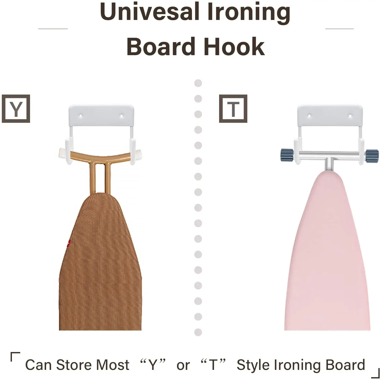 1pc ironing board holder racker wall hanging ironing hook hanger door holders home table storage for laundry rooms organizer free global shipping
