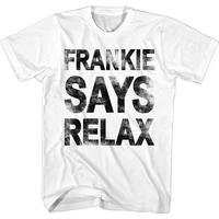 frankie says relax t shirt white