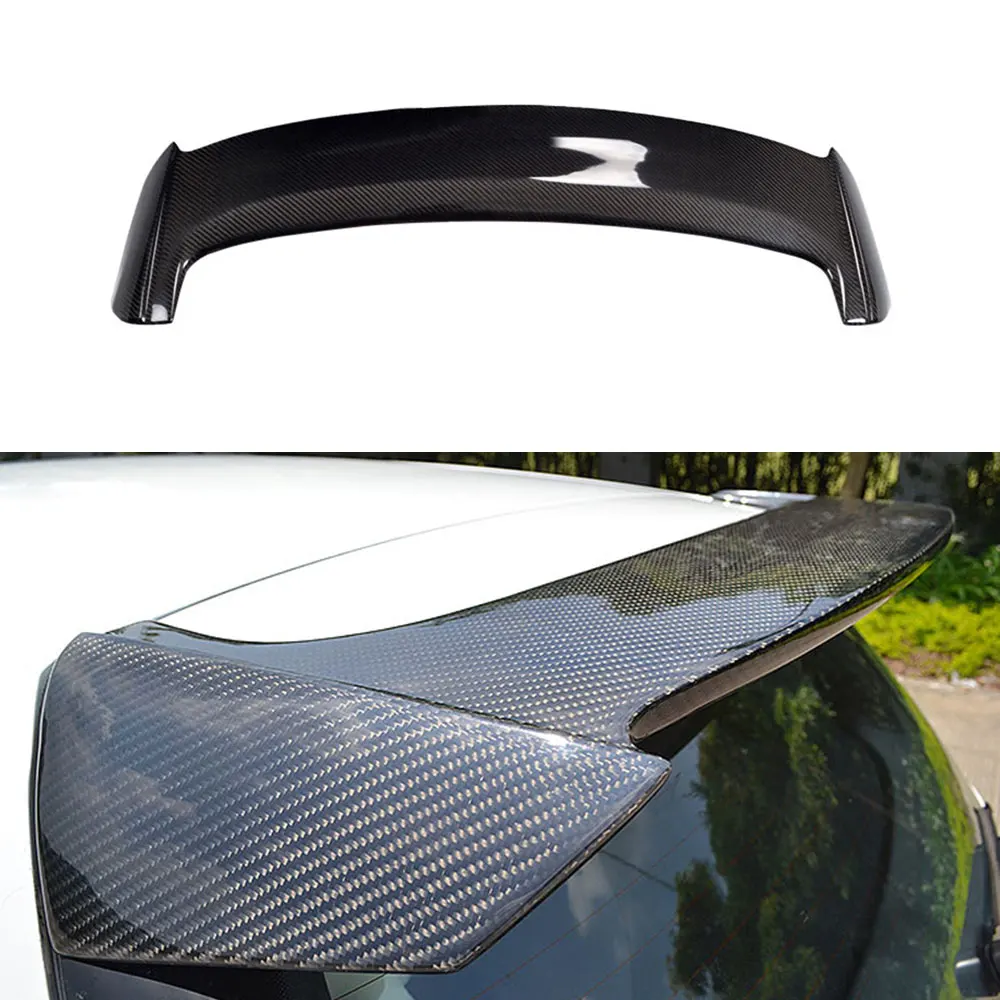 

Carbon Fiber Car Rear Roof Spoiler Wing Lip for Volkswagen Golf 7 MK7 A style Standard Rline 2014 2015 2016 2017