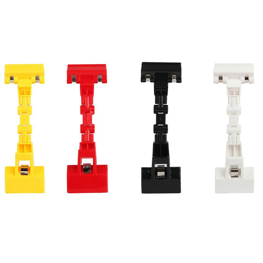 

Plastic Rotatable Sign Clips Clip-on Style Merchandise Sign Display Clip Tag Holders Stand Stationery