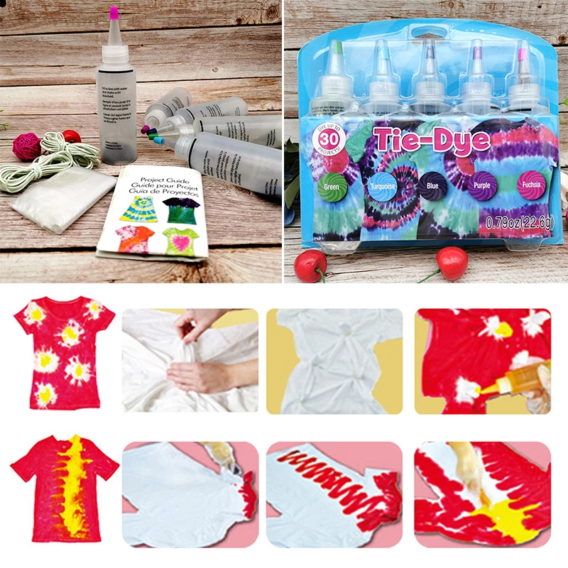 5 шт./компл. 120 мл самодельные вареный к ткани одежде с помощью текстильной Краски