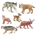 Фигурка из ПВХ, в виде тигра, кошки, рыси, дикого леса