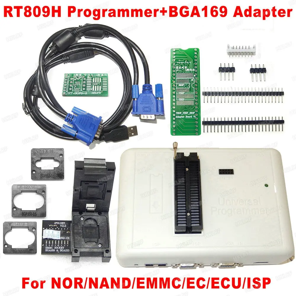 Универсальный программатор RT809H с адаптером BGA48 RT-BGA48-01