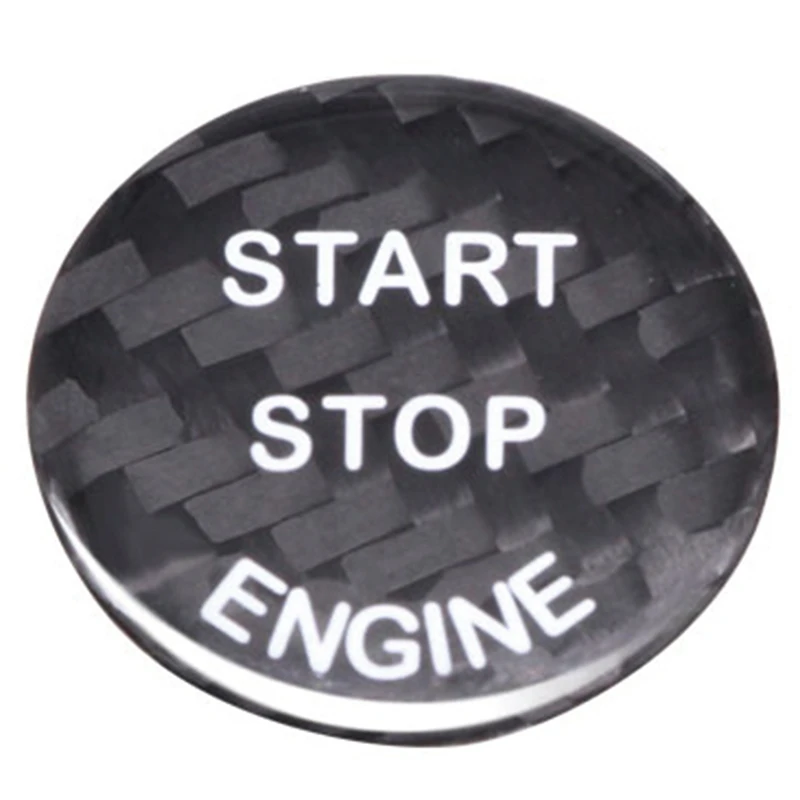 

Carbon Fiber Sticker Car Engine Start Stop Button Decor Cover for Bmw E90 E46 E39 E36 E60 F30 F10 E87 E53 E70 G30 X5 5 Series ST