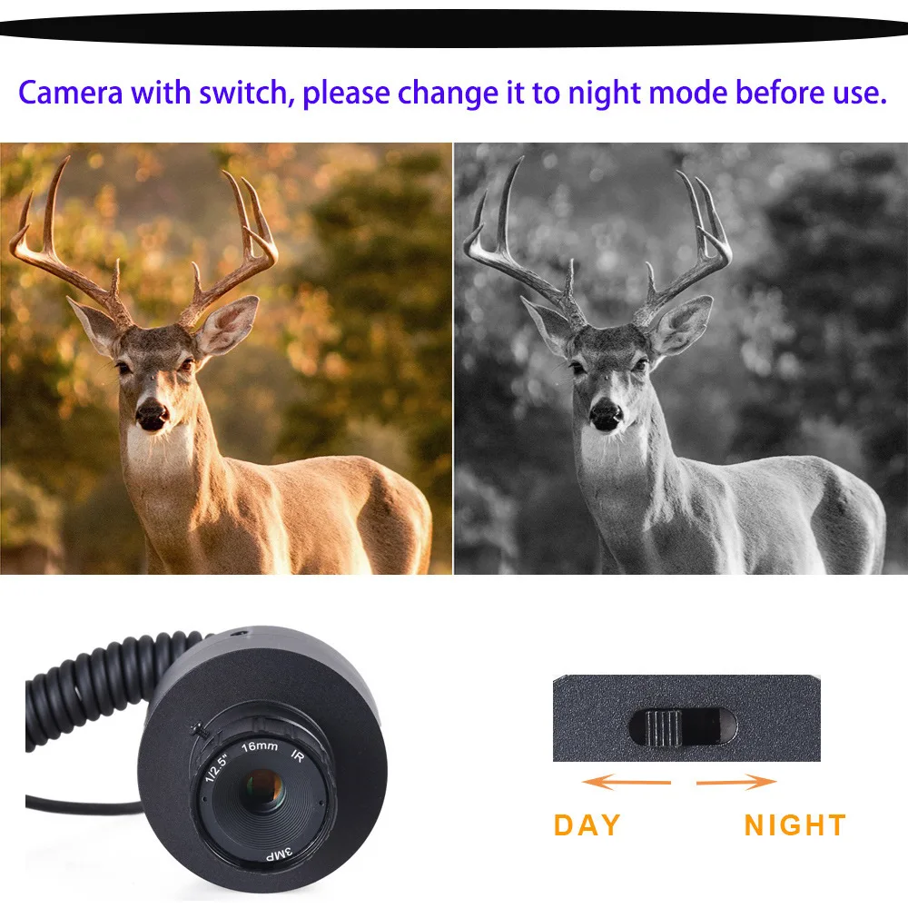 

Night vision 720P seismic recordable video camera infrared night vision low light night vision camera scope red dot sight