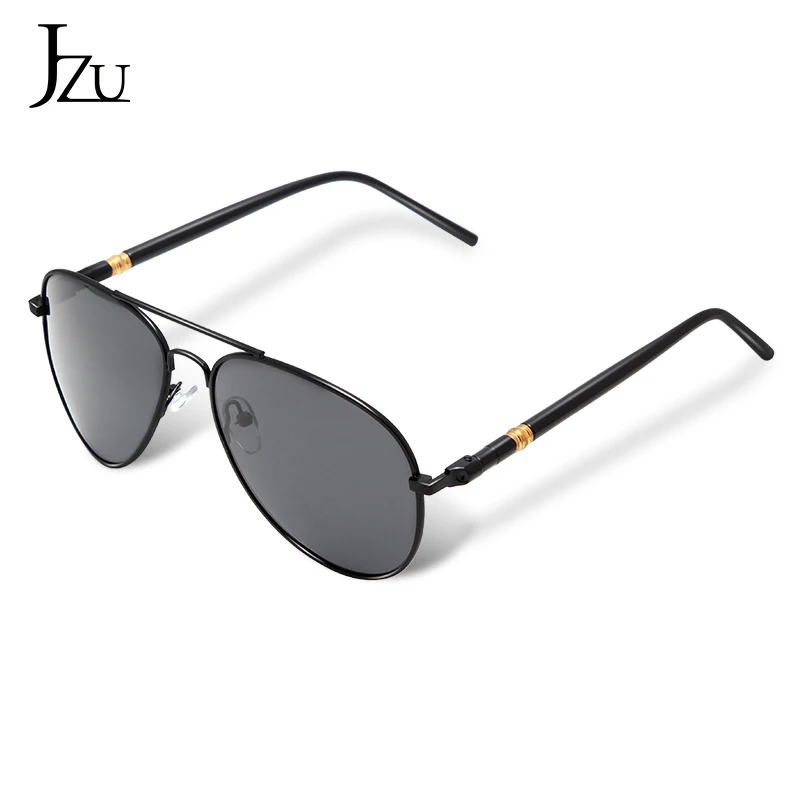 Мужские Солнцезащитные очки авиаторы JZU поляризационные из сплава с