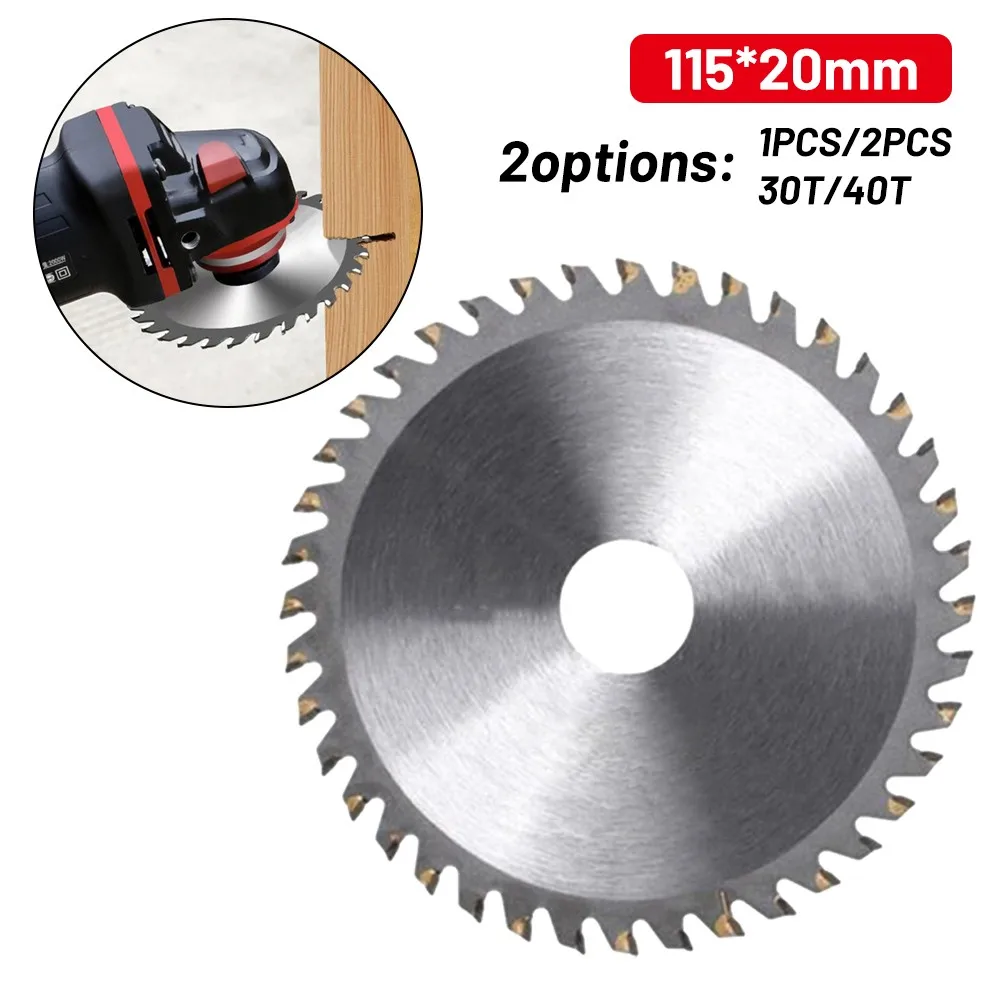 

115mm 30/40T Circular Saw Blade Wood Cutting Disc Tipped Wood Cutting Wheel For Makita Angle Grinder Wood Cutter 4/5" Power Tool
