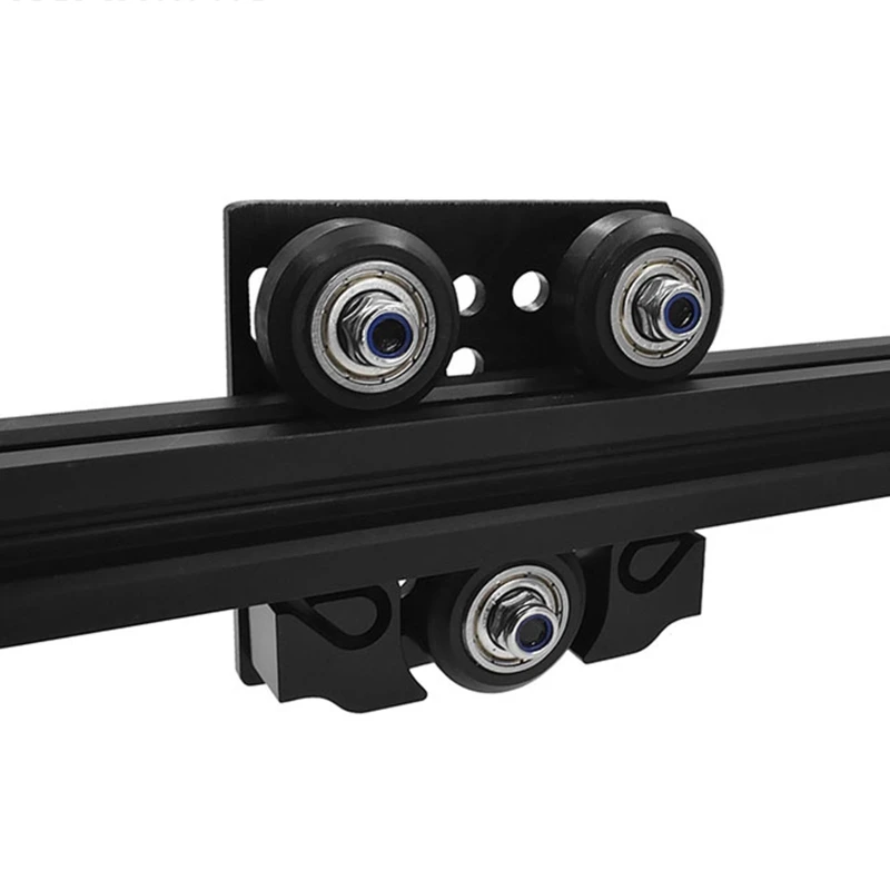 

V-Slot Gantry Plate with Three Wheels Buckle Pulley for Tronxy X3 3D Printer