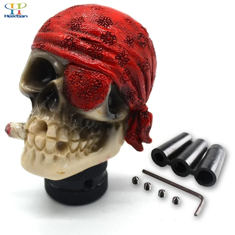 Универсальная ручка переключения передач для автомобиля с черепом