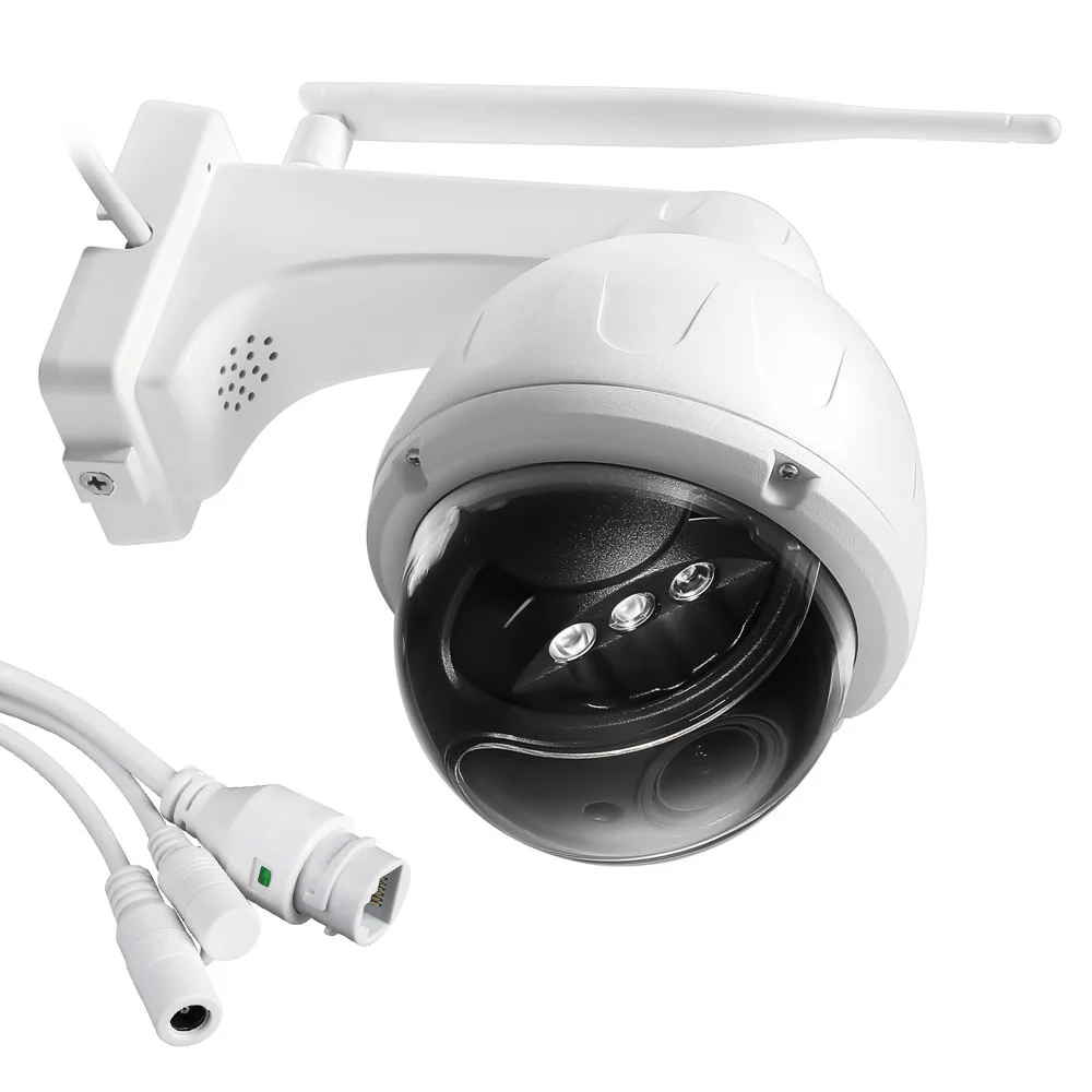 5MP WiFi PTZ ip камера видеонаблюдения с поддержкой Wi Камера 8X зум Беспроводной провода