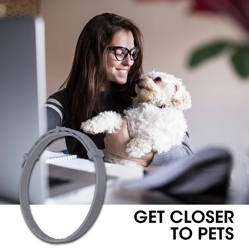 

Flea Tick Control Collar Efficiently Prevention for 8 Months Pet Flea Tick Treatment Adjustable Waterproof Dog Cat Natural Safe