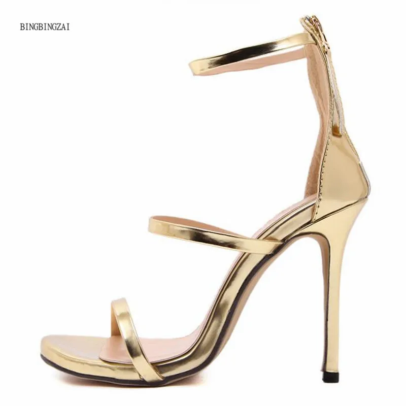 

2022 new authentic hot sale women's shoes sexy ladies sandals fashion show women's shoes high quality 12cm high heels 4-8 9 BBZA