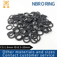 rubber ring black nbr sealing o ring cs1 8mm id1 88 599 51010 611 812 513 2181920mmo ring seal gasket ring washer
