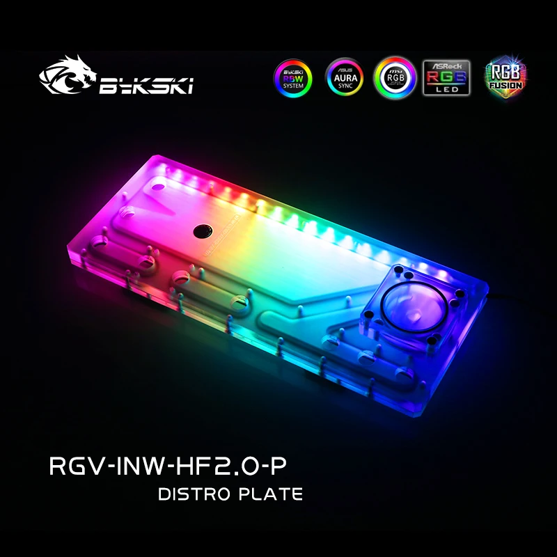 Bykski RGV-INW-HF2.0-P доски для водных путей освещения в Win H-Frame2.0 RBW 5V водяного блока