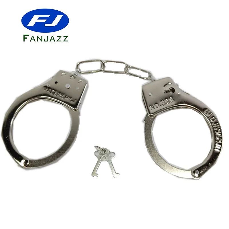 Косплей ролевые игры Серебряные Металлические наручники с ключами полицейские