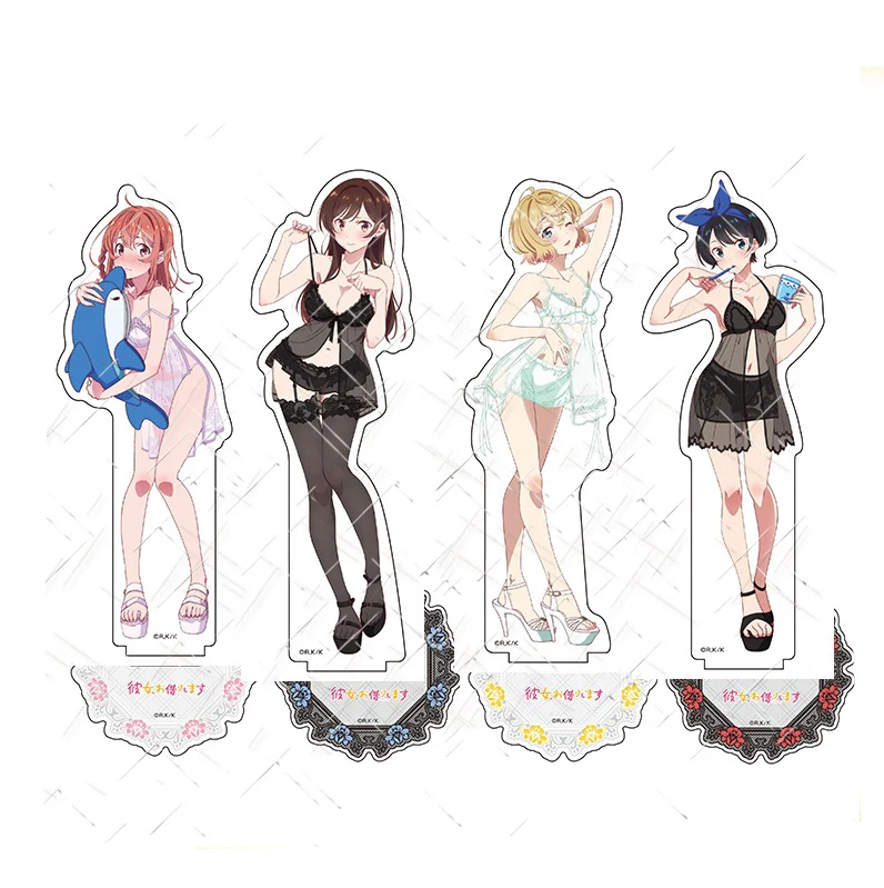 

Anime Rent A Girlfriend Kanojo Okarishimasu Ichinose Chizuru Acrylic Stand Figure Display Model Plate Desk Decor Swimsuit Series