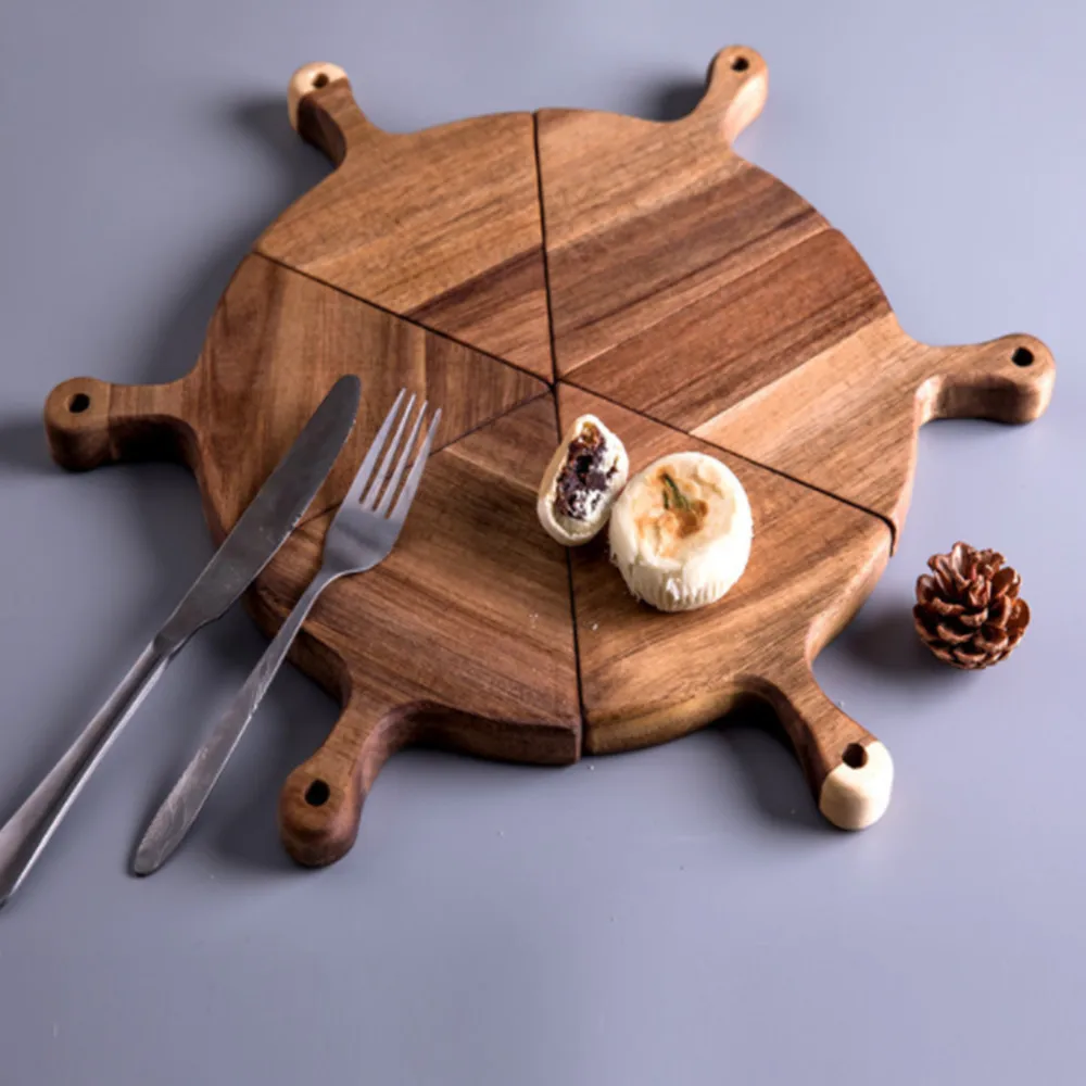 

Creative Pizza Tray Irregular Special-Shaped Sub-Pack Western Dish Tableware Pizza Tray Steak Tray Small And Exquisite Durable