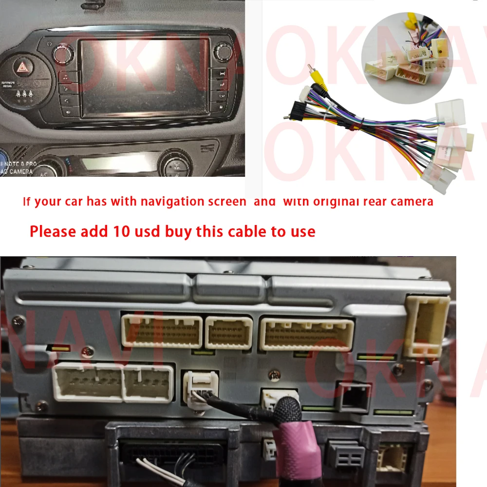 android 10 car for toyota yaris 2012 2013 20014 2015 2016 2017 gps navigation dsp carplay 4g wifi bt 2 din radio player no dvd free global shipping