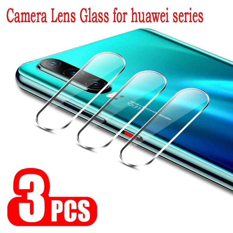 

3PCS camera glass for huawei p20 p30 p40 lite p20 p30 lite p40 pro lite E p smart plus 2019 tempered Lens protective glass film