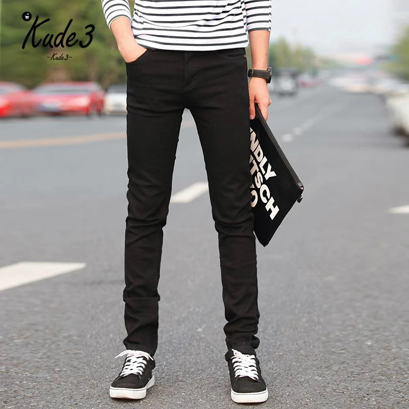 7 стиль дизайн джинсы скинни подходят искусственно состаренные брюки мужские