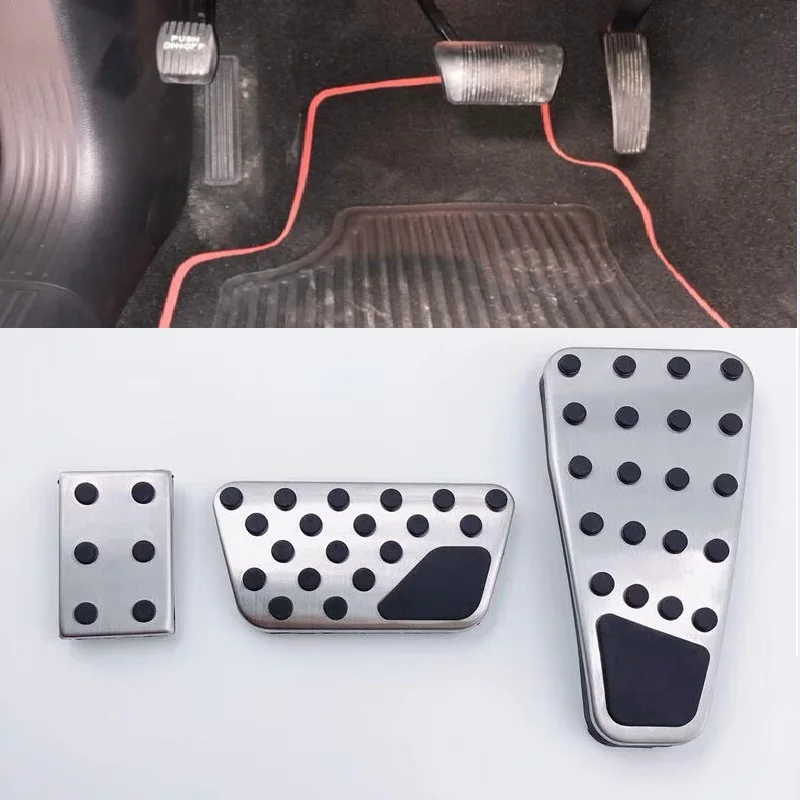 

Автомобильная тормозная колодка из алюминиевого сплава, тормозная колодка, подставка для педали, внутренняя Накладка на порог, подходит дл...