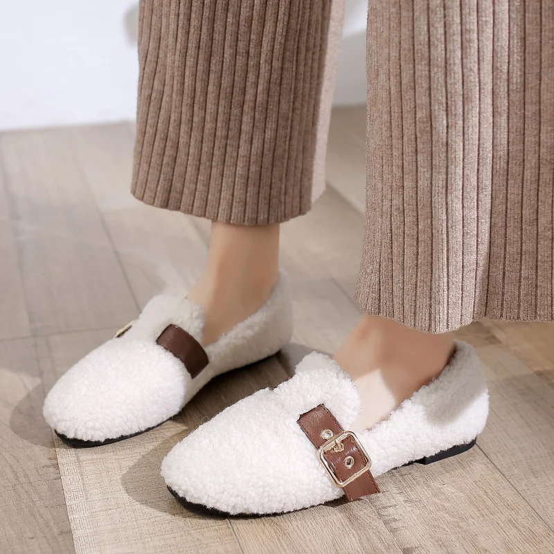 Туфли женские с круглым носком дизайнерские брендовые Роскошные универсальные