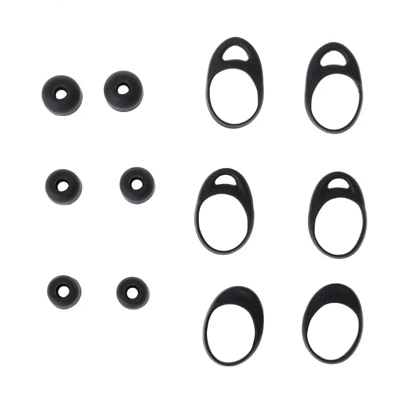 3 пары силиконовых защитных чехлов для Samsung Gear iConX SM-R140 Bluetooth Наушники Аксессуары