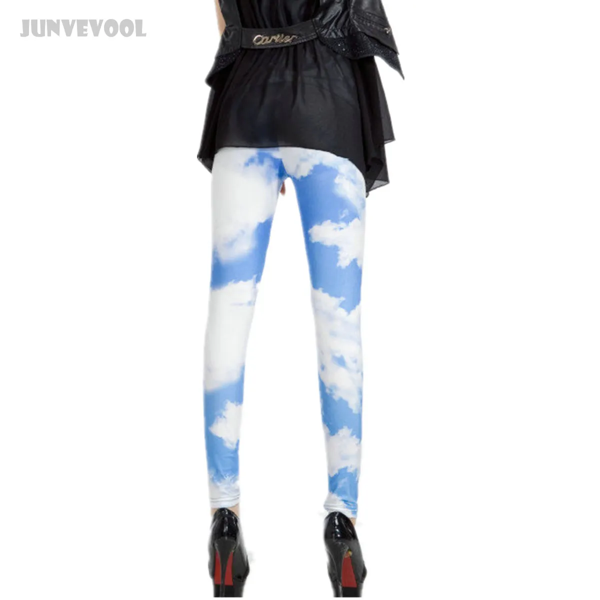 Женские леггинсы с высокой талией бесшовные облегающие брюки карандаш рисунком