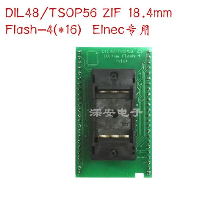 

Специальная горелка DIL48/TSOP56 ZIF 18,4 мм FLASH-4 (x16)