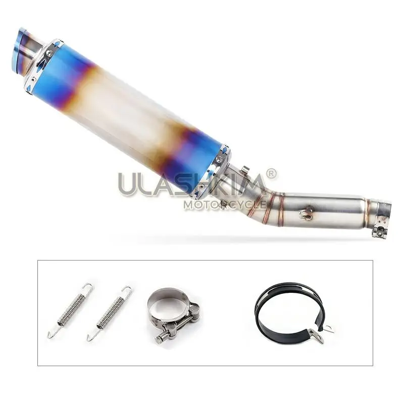 Выхлопная труба глушителя для мотоцикла средняя без шнуровки HONDA CBR400 CB500R CBR500R 2013