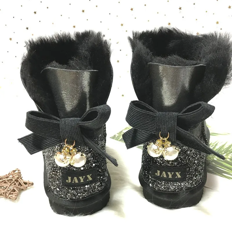 Женские сапоги из натуральной овечьей кожи зимние теплые с натуральным мехом 100%