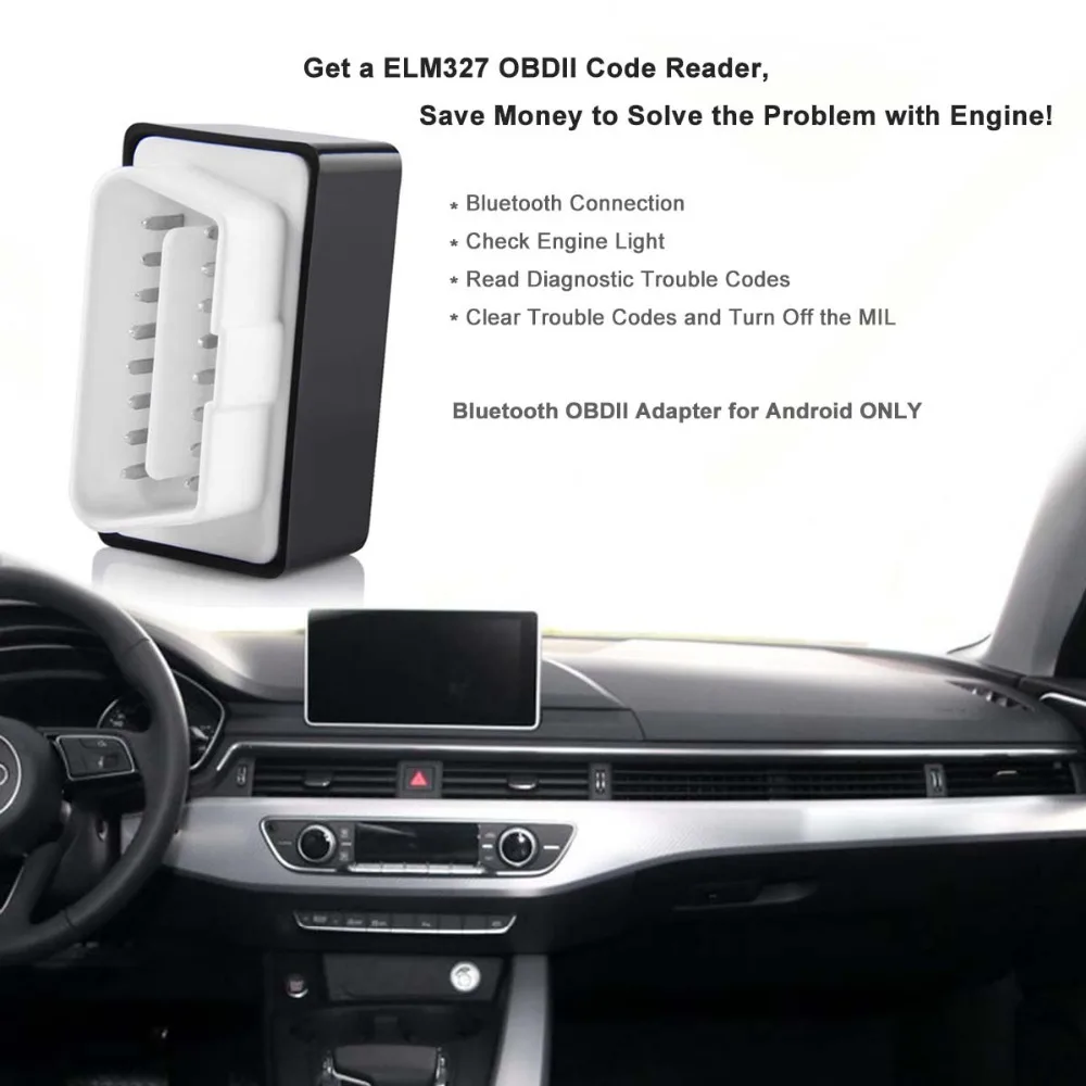  Mini Elm327 Bluetooth-compatible OBD2 V1.5 Elm 327 V 1.5 Car Diagnostic-Tool Scanner Elm-327 OBDII Adapter Auto Diagnostic Tool |