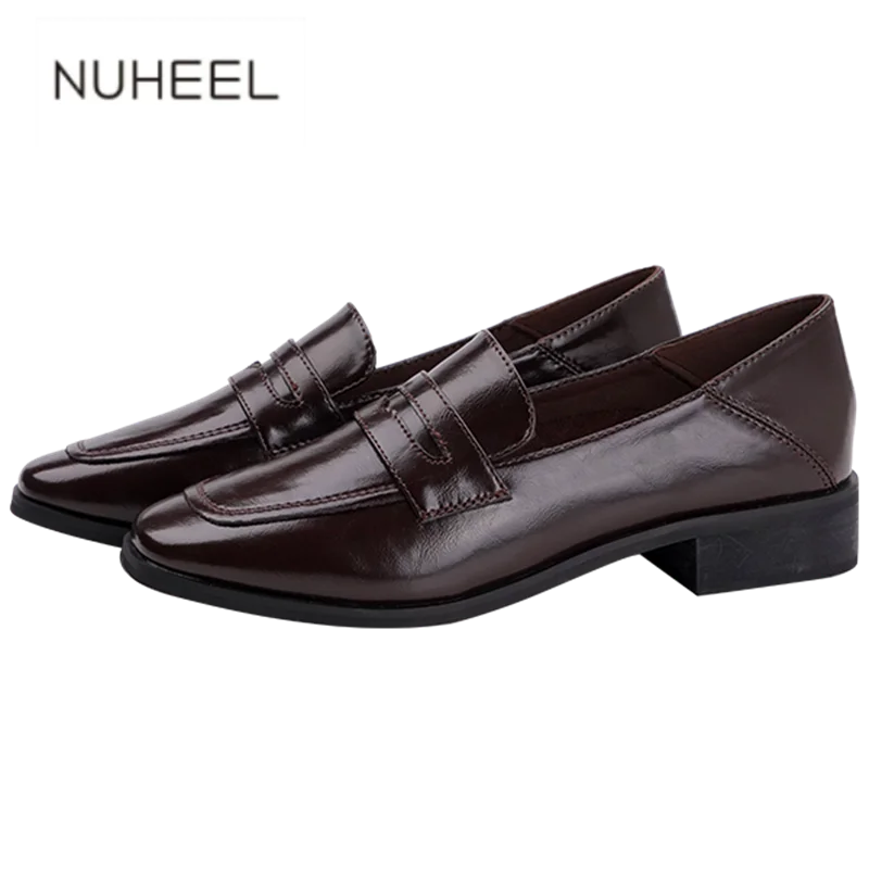 NUHEEL/Женская обувь Новинка Летние тонкие туфли из мягкой кожи в стиле ретро с