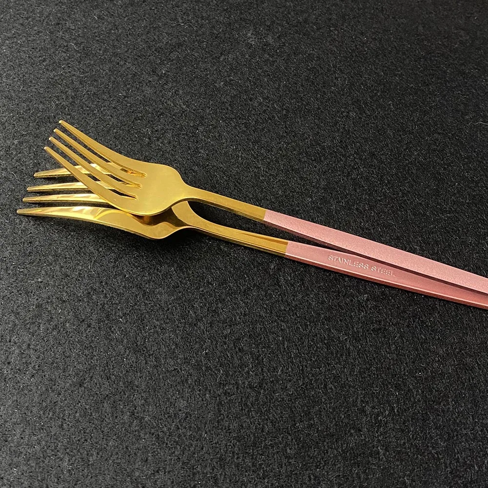 Золото 36 шт./набор набор посуды Нержавеющая сталь столовый для кухни Зеркало