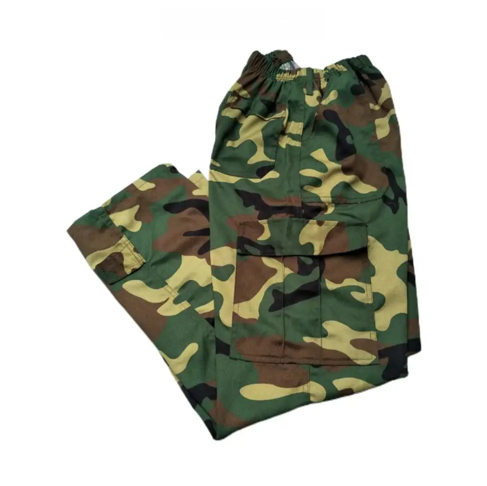 Large size men's pants camouflage elastic band 7XL 8XL 9XL  plus size 10XL summer loose army green plus size pants sport 50 52 images - 6
